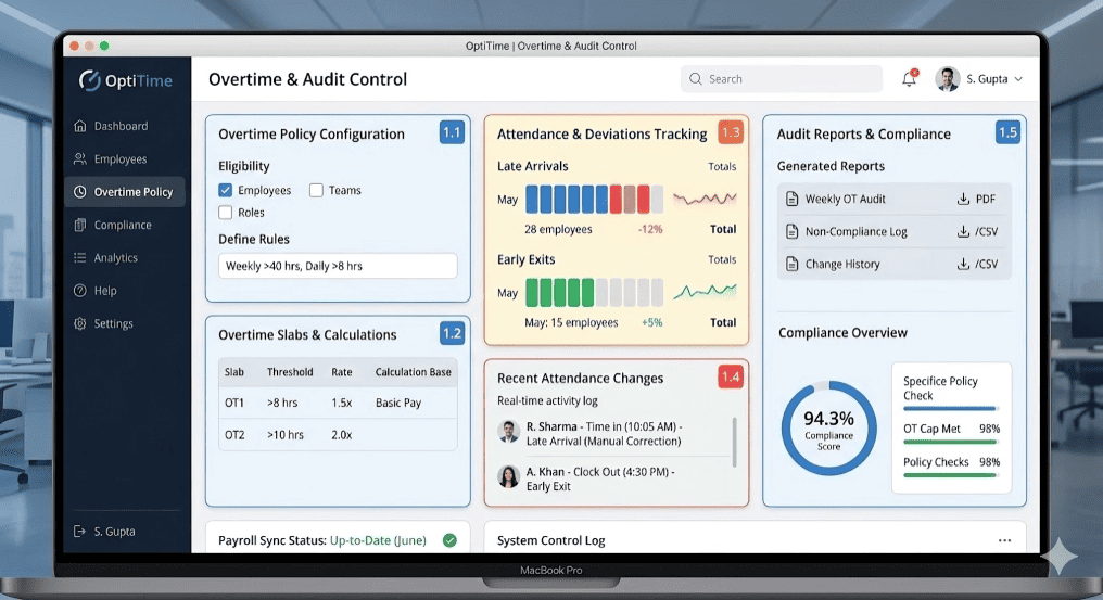 Overtime & Audit Control